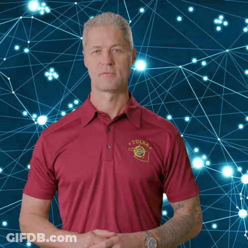 Man In Tulsa Shirt GIF