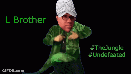 Man In Turban Saying L Brother GIF