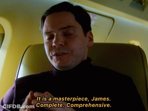 Man In Turtleneck Says It Is A Masterpiece GIF