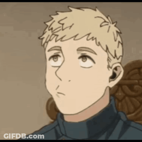 Man In Turtleneck With Drawn Hair GIF