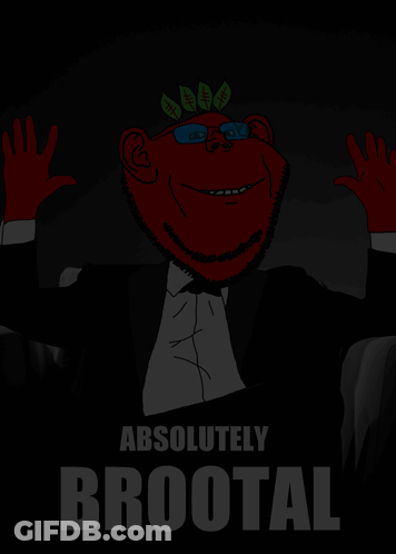 Man In Tuxedo Absolutely Brootal GIF