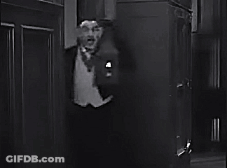 Man In Tuxedo And Apron GIF
