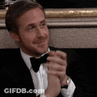 Man In Tuxedo And Bow Tie Clapping GIF