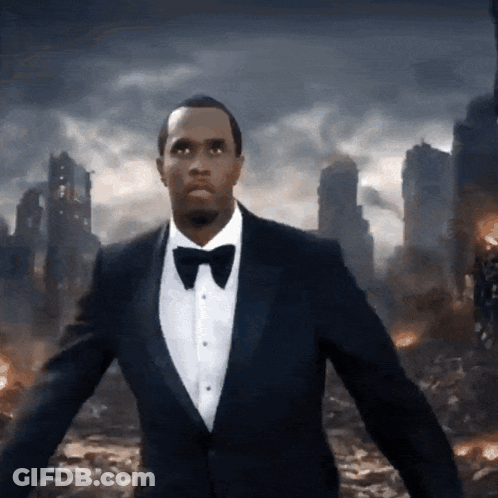 Man In Tuxedo And Bow Tie GIF