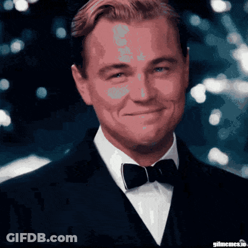 Man In Tuxedo And Bow Tie Smiling GIF