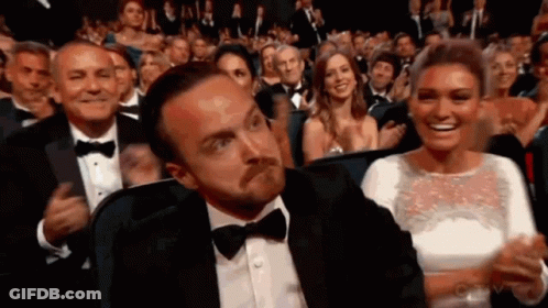 Man In Tuxedo At Awards Show GIF
