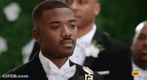 Man In Tuxedo Bow Tie Crying At Wedding GIF