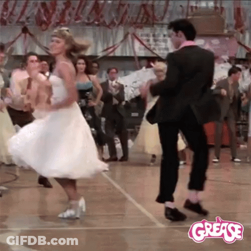 Man In Tuxedo Dancing At Prom GIF