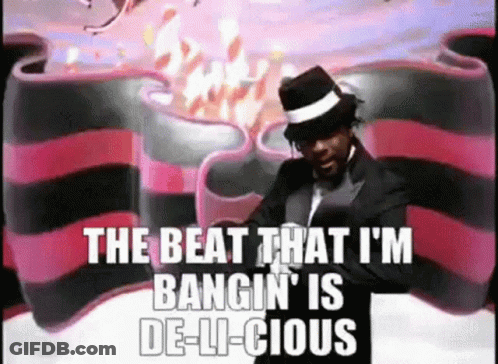 Man In Tuxedo Dancing Says Beat I'm Bangin Is Delicious GIF