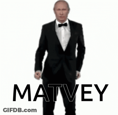 Man In Tuxedo Dancing With Matvey GIF