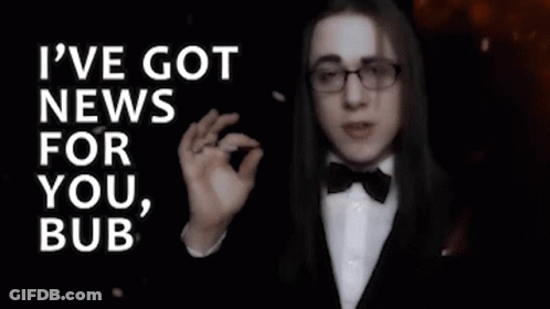 Man In Tuxedo Giving Middle Finger GIF