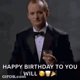 Man In Tuxedo Holding Whiskey GIF