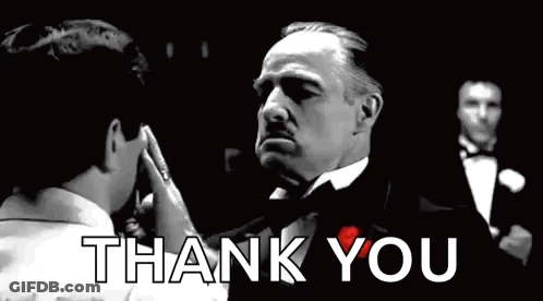 Man In Tuxedo Hugging Man Black And White Thank You GIF