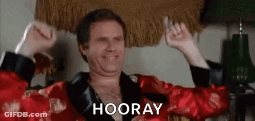 Man In Tuxedo Saying Hooray GIF