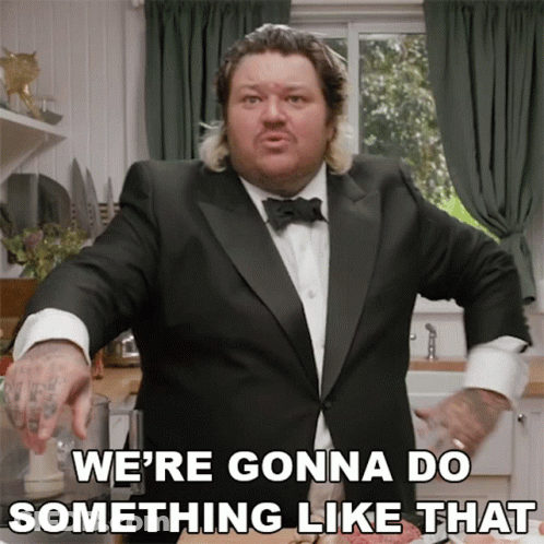 Man In Tuxedo Saying We're Gonna Do Something Like That GIF