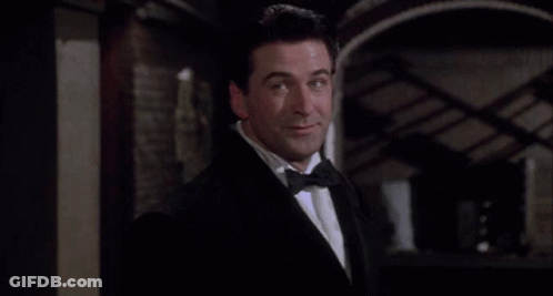 Man In Tuxedo Says I'll Know In White Letters GIF