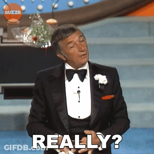 Man In Tuxedo Says Really GIF