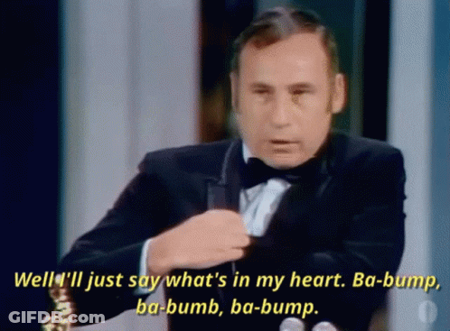 Man In Tuxedo Says What's In My Heart GIF