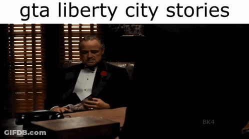 Man In Tuxedo Talking To Another Man GTA Liberty City Stories GIF