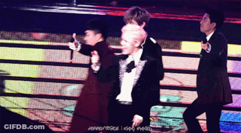 Man In Tuxedo Thumbs Up Next To Another Man GIF