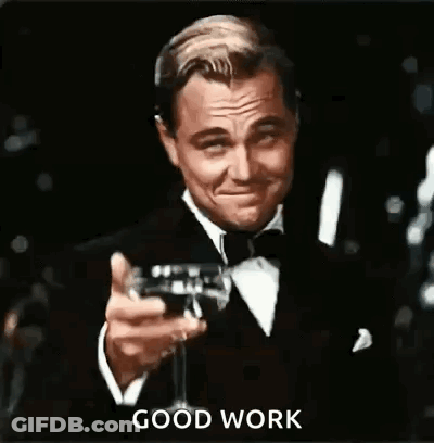 Man In Tuxedo Toasting With Wine GIF
