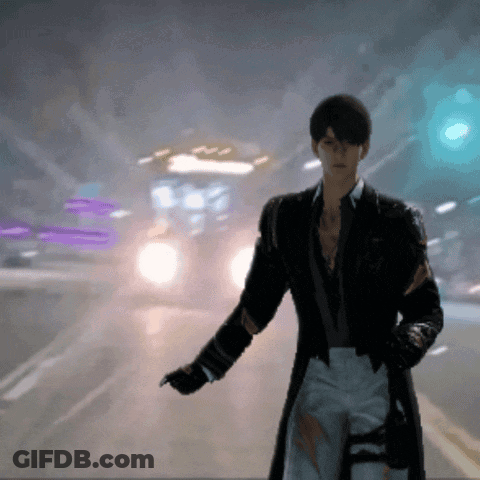 Man In UFC Glove Stands Next To Another Man GIF