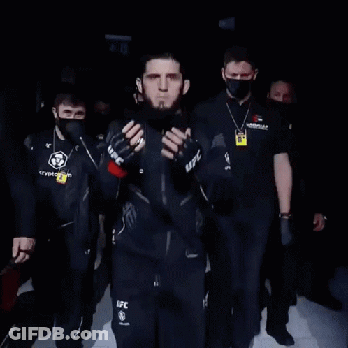 Man In UFC Jacket Giving Thumbs Up GIF
