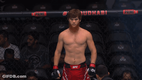 Man In UFC Uniform Fence Says Prime GIF