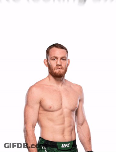 Man In UFC Uniform Without Shirt GIF