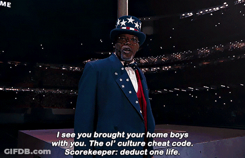Man In Uncle Sam Outfit Saying I See You GIF