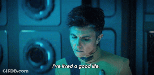 Man In Uniform Saying I've Lived A Good Life GIF