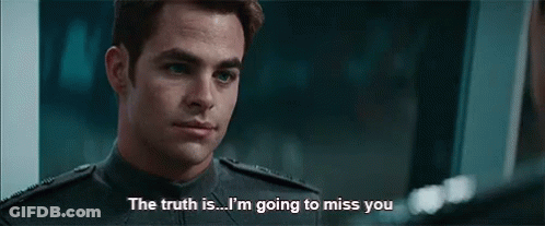 Man In Uniform Saying The Truth Is I'm Going To Miss You GIF