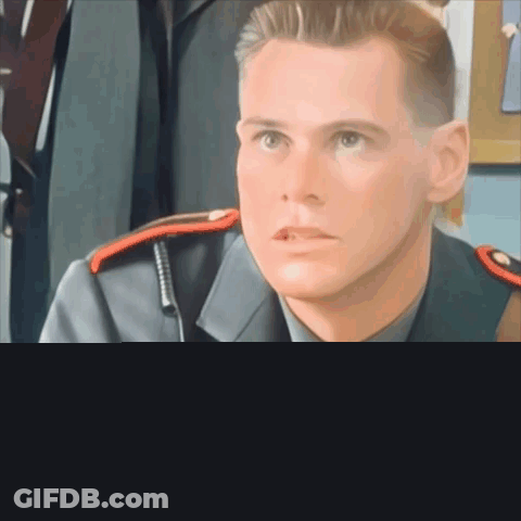 Man In Uniform With Number 549 GIF