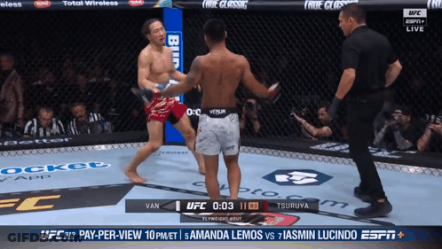 Man In Venum Shorts Fighting Boxer GIF