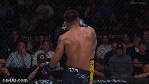 Man In Venum Shorts Wrestling GIF