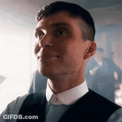 Man In Vest And Collared Shirt GIF