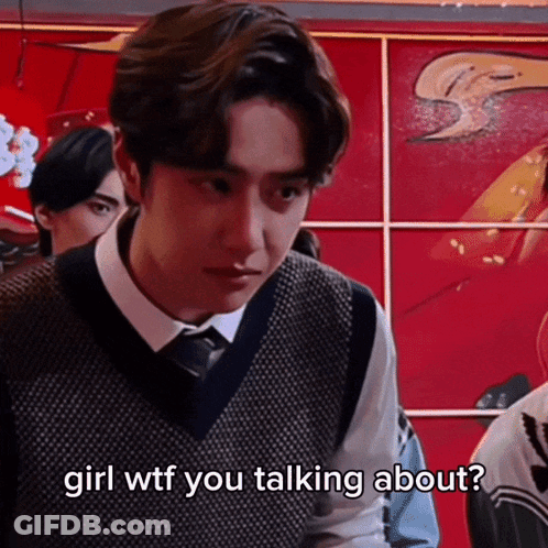 Man In Vest And Tie Talking About Girl GIF