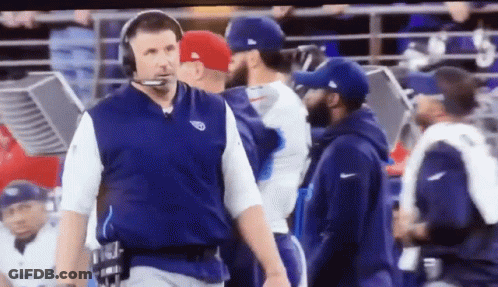 Man In Vest Saying Titans GIF