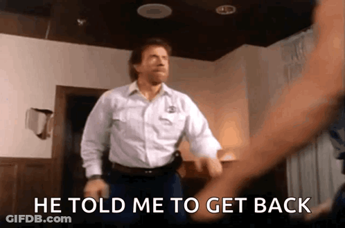 Man In Walker Texas Ranger Shirt Saying I Appreciate The Kindness GIF