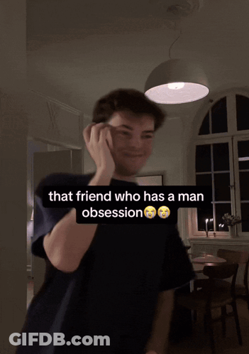 Man In Werewolf Mask Says That Friend Has Man Obsession GIF