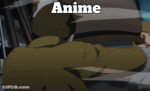 Man In Wheelchair Attacked By Man With Anime Above GIF