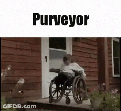 Man In Wheelchair Going Up House Steps GIF