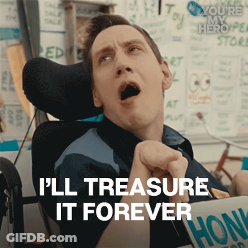 Man In Wheelchair Says I'll Treasure It Forever GIF