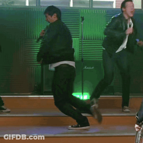 Man In Wheelchair Singing Onstage GIF