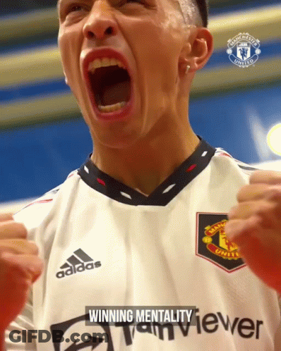 Man In White Adidas Jersey Screaming GIF