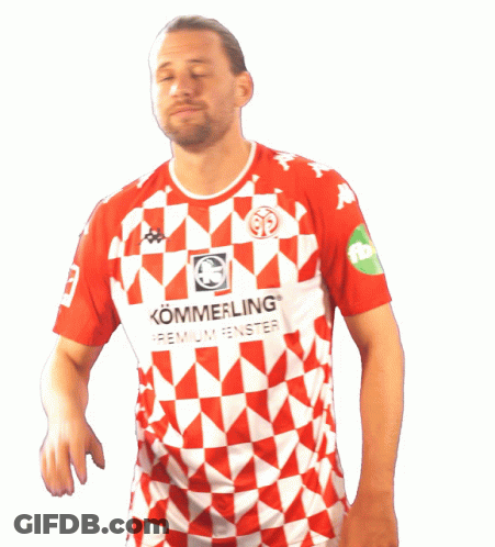 Man In White Adidas Shirt Talks To Two Men GIF