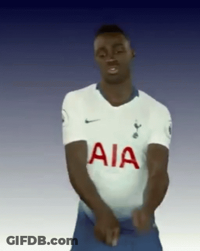 Man In White AIA Jersey Dancing GIF