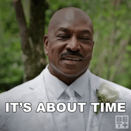 Man In White Coat Saying It's About Time GIF