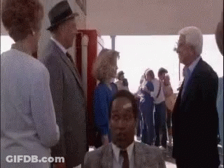 Man In White Emirates Fly Better Shirt Dancing GIF