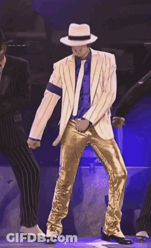 Man In White Hat And Gold Pants Dancing GIF